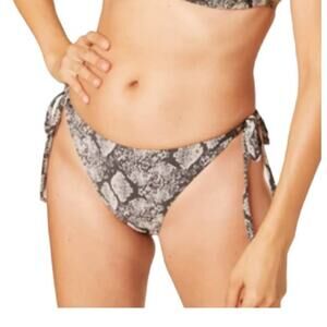 Andie Swim The String Bottom in Snakeskin Size large NWT